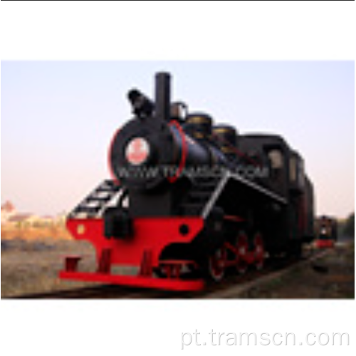 Trem locomotiva do motor a vapor C4